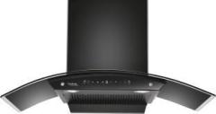 Hindware Smart Appliances Sancia 90 Auto Clean Curved | Filterless | Touch Control, Motion Sensor Wall Mounted Chimney