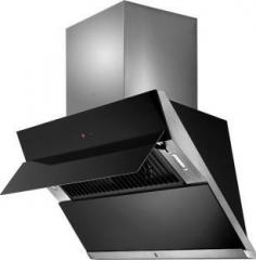 Kaff BIG SALE ON CANBERRA 90 CM Wall Mounted Chimney (BLACK & INOX, 1300 m3/hr)