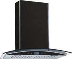 Kaff OPEC DHC 90 CM (AUTO CLEAN) LIFE TIME WARRANTY Wall Mounted Chimney (Black, 1180 m3/hr)