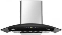 Kattich Croma 90 Wall Mounted Chimney (silver, 1300 m3/hr)