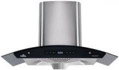 Kattich Diamond 90 Wall Mounted Chimney (silver, 1300 m3/hr)