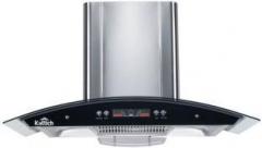 Kattich Eco Pyramid 90 Wall Mounted Chimney (Silver, 1100 m3/hr)