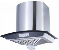 Kattich Pie Wall Mounted Chimney (Silver, 1000 m3/hr)