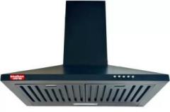 Khaitan Orfin BLACK 60 Wall Mounted Chimney Wall Mounted black 1400 CMH Chimney