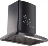 Kutchina Chimney Florentine Wall Mounted Chimney (Black, 1200 M3/hr)