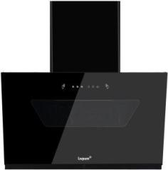 Livpure GLIDE NEO 90 Auto Clean Slant Glass 90 cm| 10 Years Motor Warranty|Heat Autoclean| Gesture Control| Filterless|Powerful Suction | Low Noise Wall Mounted Black 1350 CMH Chimney