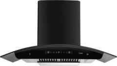 Prestige Oscar 900 Auto Clean Wall Mounted Black 1000 CMH Chimney