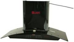 Quba rh 5515 Ceiling Mounted Chimney (black, 1200 m3/hr)