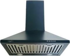 Ruwa PEARL 60 Wall Mounted Black 1100 CMH Chimney