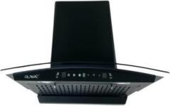 Ruwa RAVE FILTERLESS 60 Auto Clean Wall Mounted Black 1250 CMH Chimney