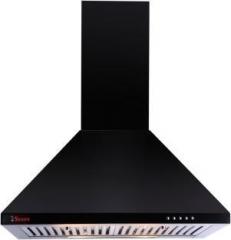 Seavy Black 60 cm, Air Suction Wall Mounted Chimney (Black, 1100 m3/hr)