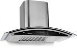 Sun Flame INNOVA 90 AUTO CLEAN Wall And Ceiling Mounted Chimney (Stainless Steel, 1100 M3/hr)