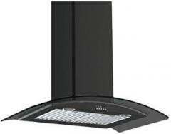 Sunflame Chimney Iris BK BF 60 cm Wall Mounted Chimney (Black, 1100 m3/hr)