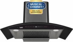 Uplift Disco 90 Musical Smart Auto Clean Wall Mounted Black 1550 CMH Chimney