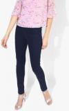 109f Navy Blue Solid Jeggings women