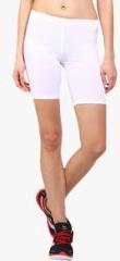 Appulse White Solid Shorts women