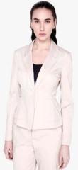 Genes - Lecoanet Hemant Beige Solid Blazer women