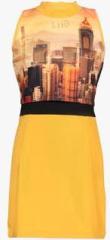 Leo N Babes Mustard Yellow Casual Dress girls