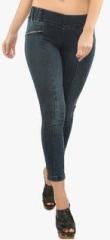 Lesley Blue Solid Jegging women