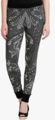 Rage Dark Grey Printed Legging women