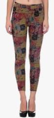 Saiints Multicoloured Printed Jeggings women