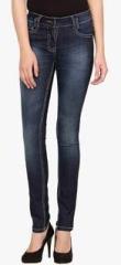 Species Blue Mid Rise Skinny Jeans women