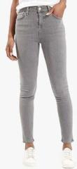 Topshop Grey Jamie Jeans women