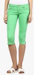 Upperclass Green Solid Capri women