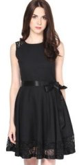 The Vanca Knit Black Dress women