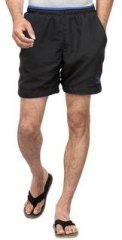 Dazzgear Solid Black Shorts men