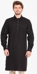 Ekmatra Solid Black Kurta men