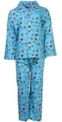 Greenapple Ice Blue Night Suit girls