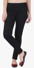 Irene Black Solid Jegging women