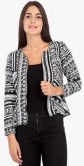 Mineral Black Printed Summer Jacket women