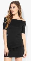 Miss Bennett London High Shine Bardot Half Sleeve Dress women