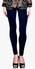 Panit Navy Blue Solid Leggings women