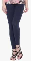 Sera Navy Blue Solid Legging women