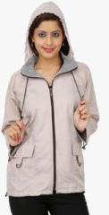 Sml Originals Pink Solid Winter Jacket women