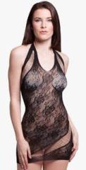 Under Cover Lingerie Black Solid Body Stocking women