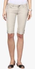 Upperclass Beige Solid Capri women