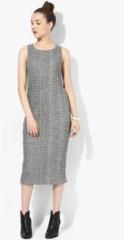 Miss Bennett London Rib Column Midi Dress women