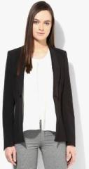 Allen Solly Black Solid Summer Jacket women