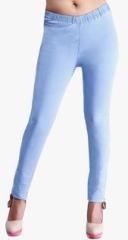 Devis Light Blue Solid Jeggings women