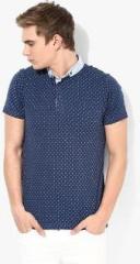 Phosphorus Navy Blue Polo T Shirt men