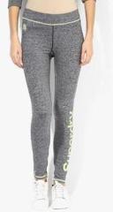 Superdry Grey Printed Legging women