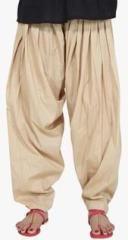 Xora Beige Solid Patiala women