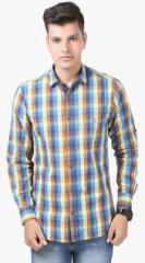 Barevogue Multicoloured Checked Regular Fit Casual Shirt men