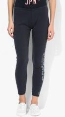 Superdry Blue Printed Legging women