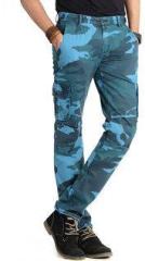 Basics Life Aqua Blue Cargos men