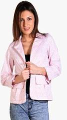 Oshea Pink Printed Jacket women